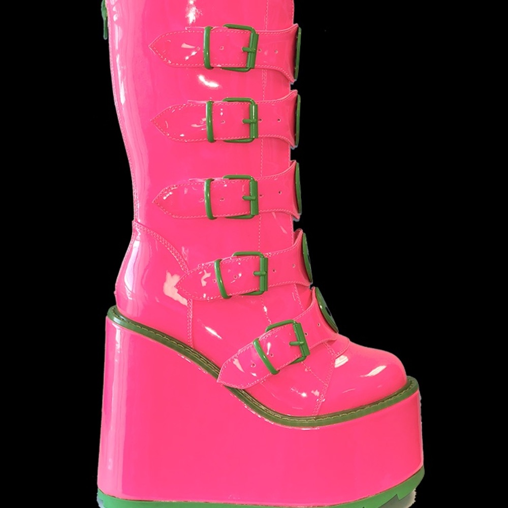Yru pink alien boots